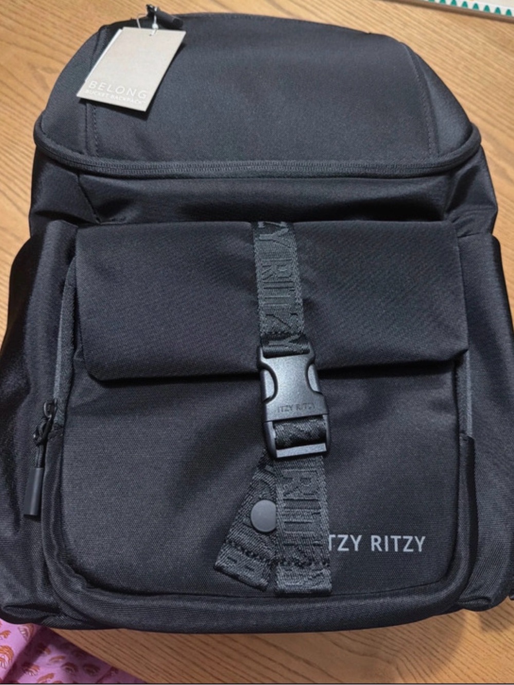 Itzy Ritzy Beyond Bucket Backpack- Black